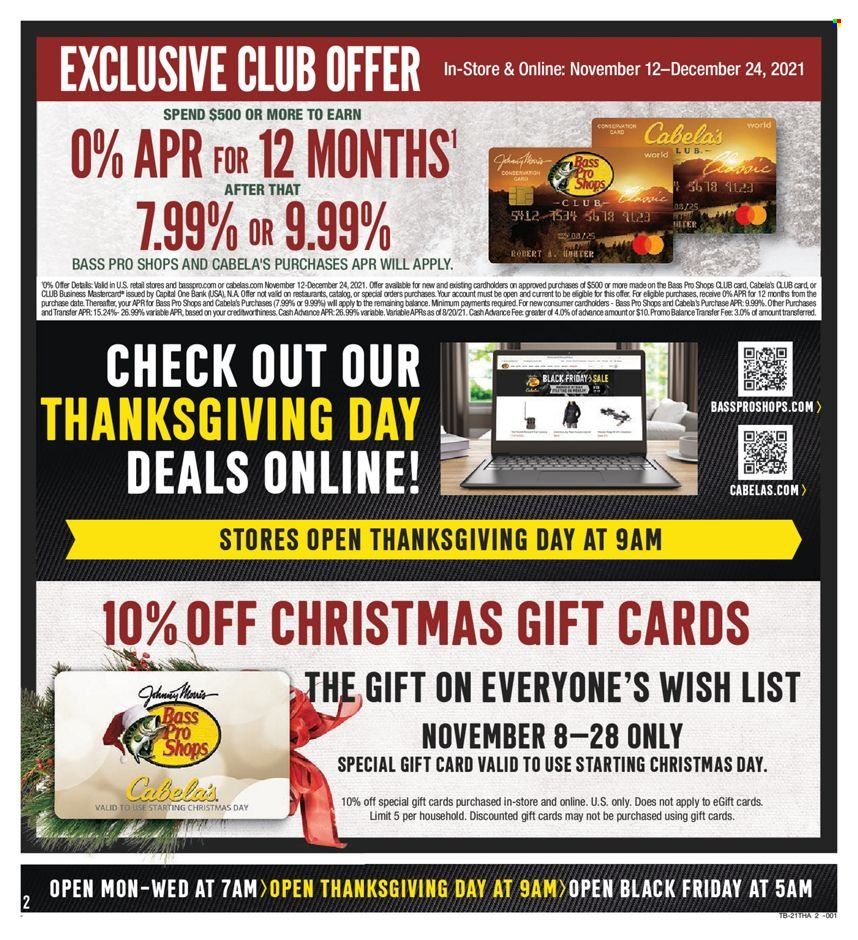 Bass Pro Shops Weekly Ad Flyer November 20 to November 27