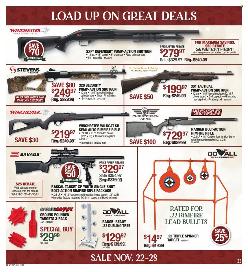 Cabela's Weekly Ad Flyer November 20 to November 27
