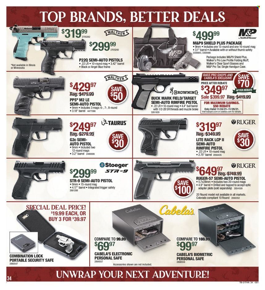 Cabela's Weekly Ad Flyer November 20 to November 27
