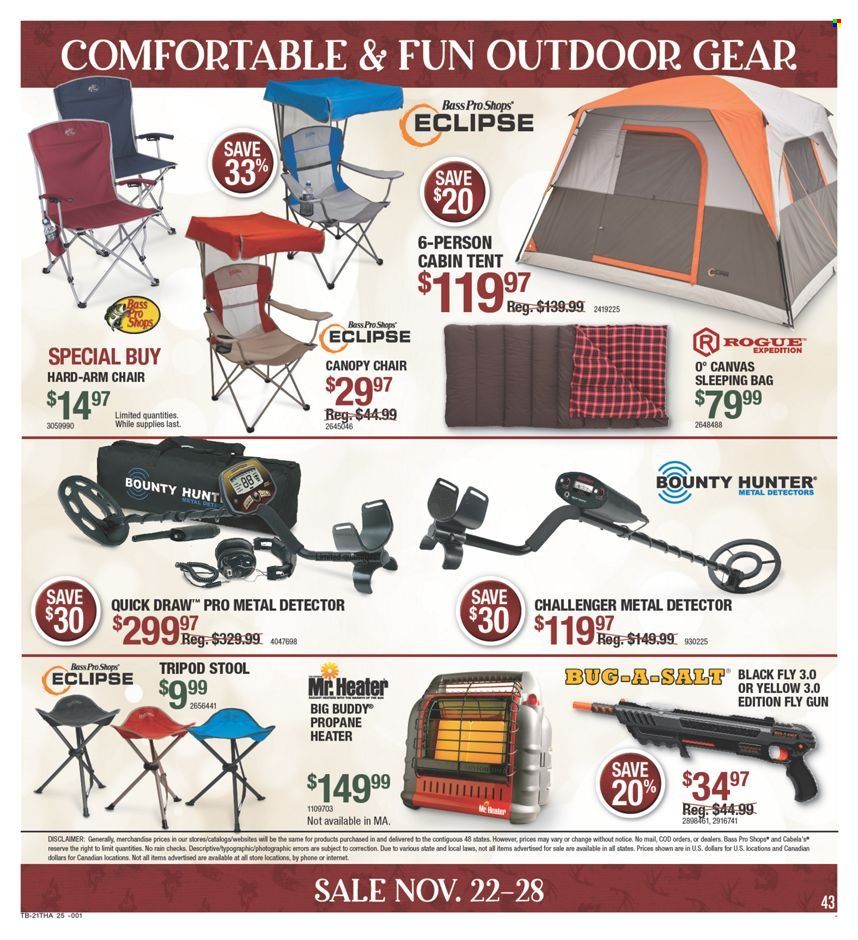 Cabela's Weekly Ad Flyer November 20 to November 27