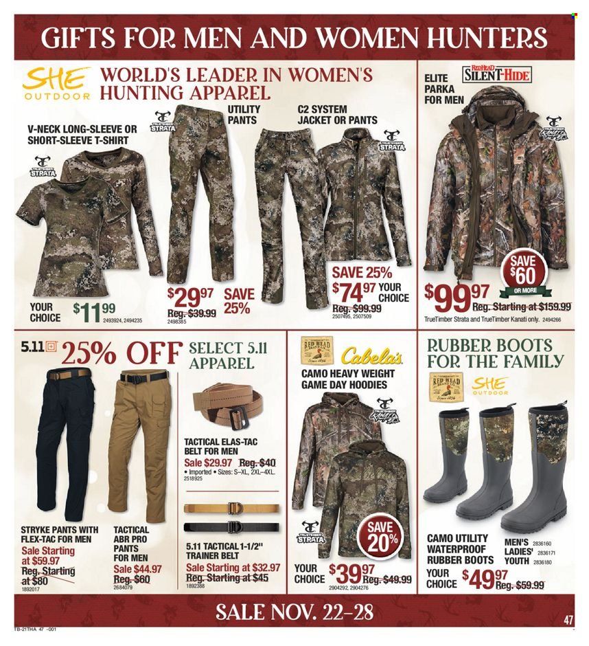 Cabela's Weekly Ad Flyer November 20 to November 27