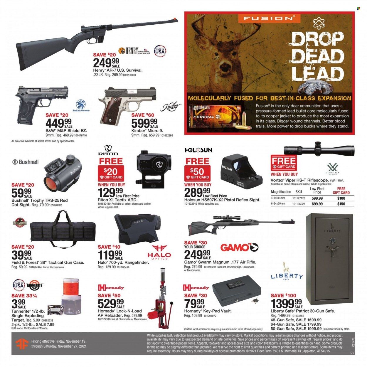 Fleet Farm (IA, MN, ND, WI) Weekly Ad Flyer November 20 to November 27