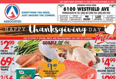 Associated Supermarkets (NY) Weekly Ad Flyer November 20 to November 27