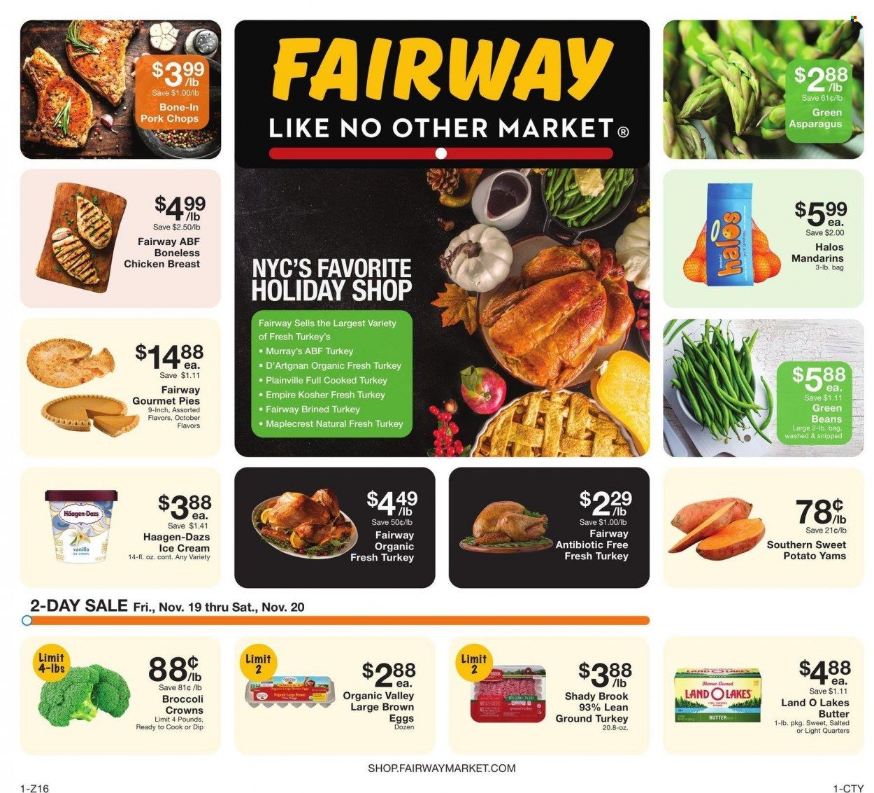 Fairway Market (CT, NJ, NY) Weekly Ad Flyer November 20 to November 27