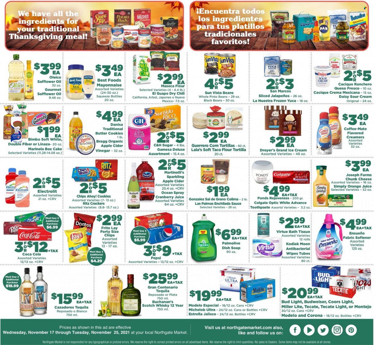 Northgate Market (CA) Weekly Ad Flyer November 20 to November 27