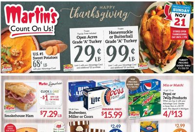 Martin’s (IN, MI) Weekly Ad Flyer November 20 to November 27