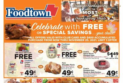 Foodtown (NJ, NY, PA) Weekly Ad Flyer November 20 to November 27