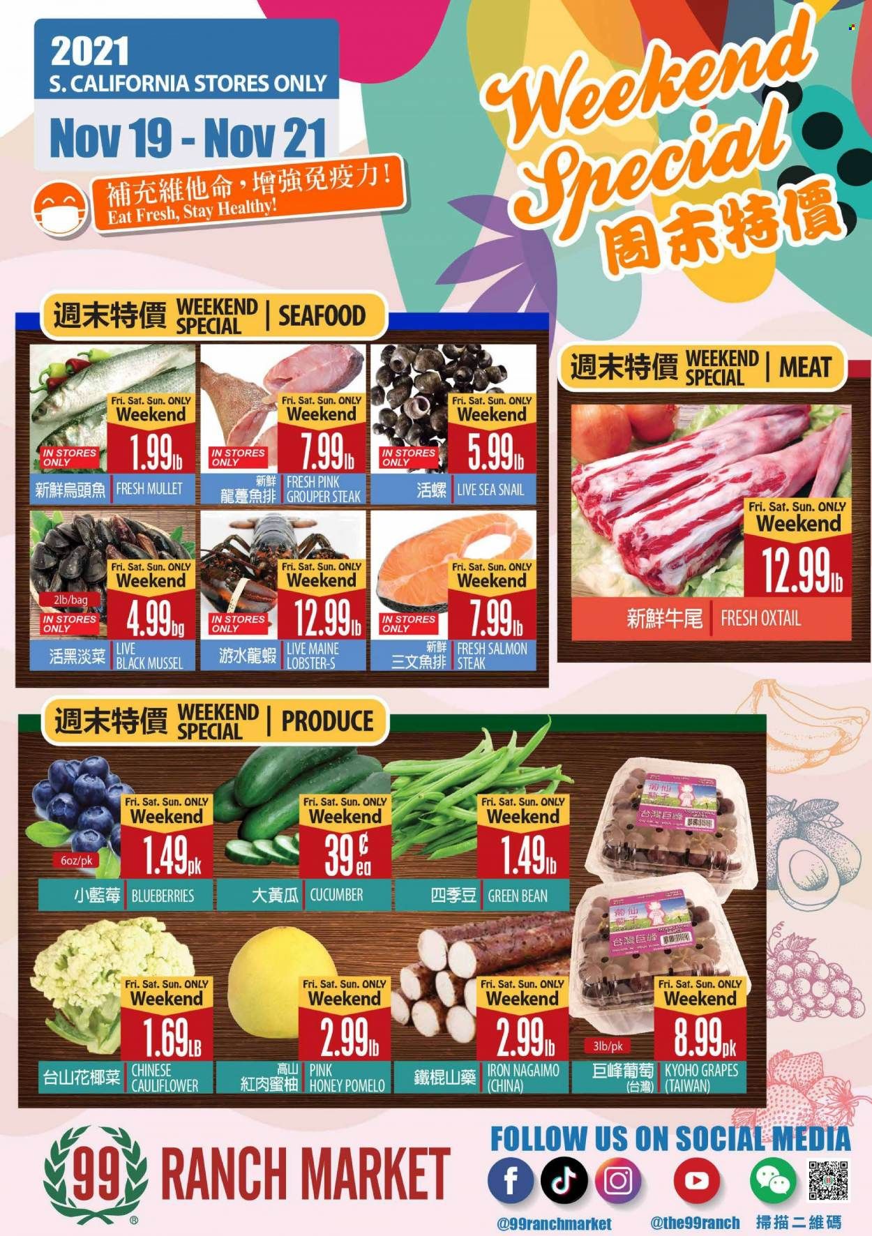 99 Ranch Market (CA) Weekly Ad Flyer November 20 to November 27