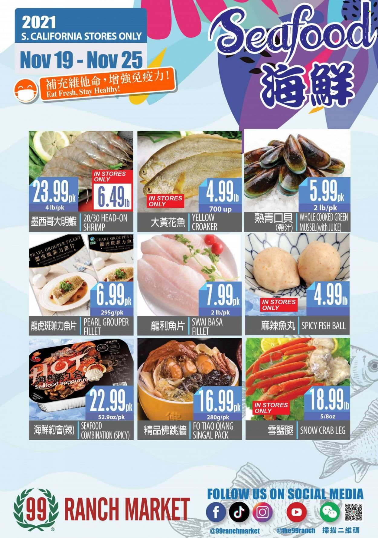 99 Ranch Market (CA) Weekly Ad Flyer November 20 to November 27