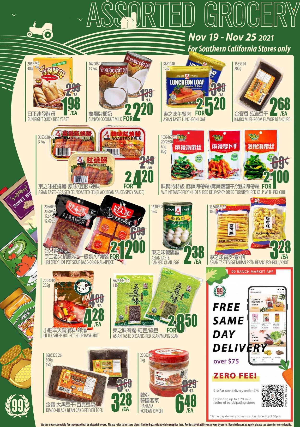 99 Ranch Market (CA) Weekly Ad Flyer November 20 to November 27
