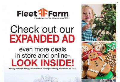 Fleet Farm (IA, MN, ND, WI) Weekly Ad Flyer November 20 to November 27