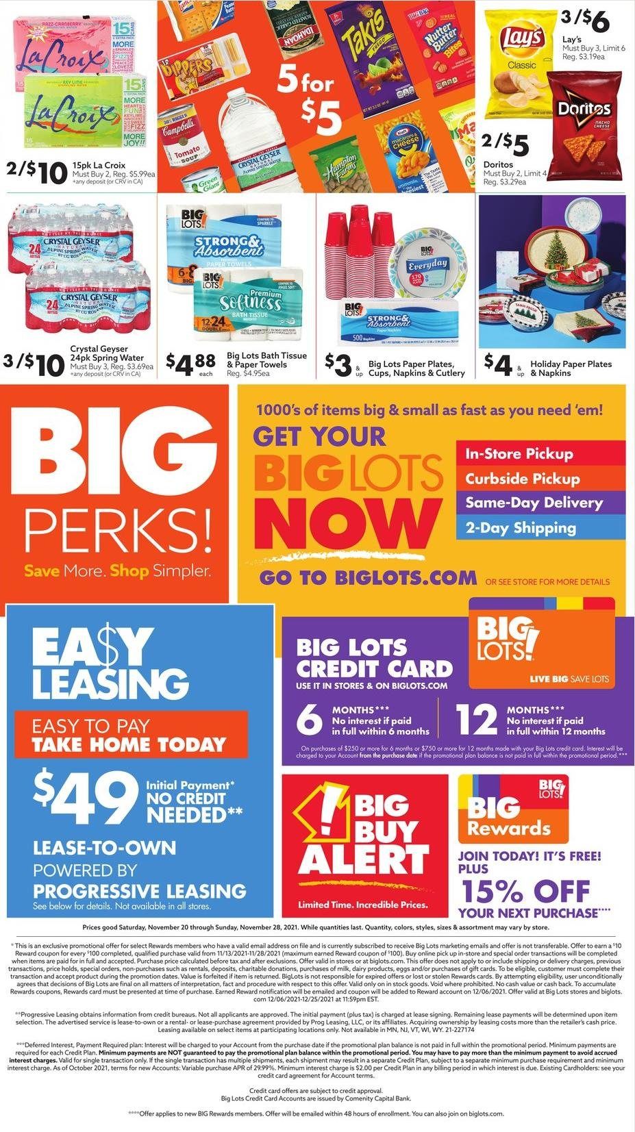Big Lots Weekly Ad Flyer November 21 to November 28
