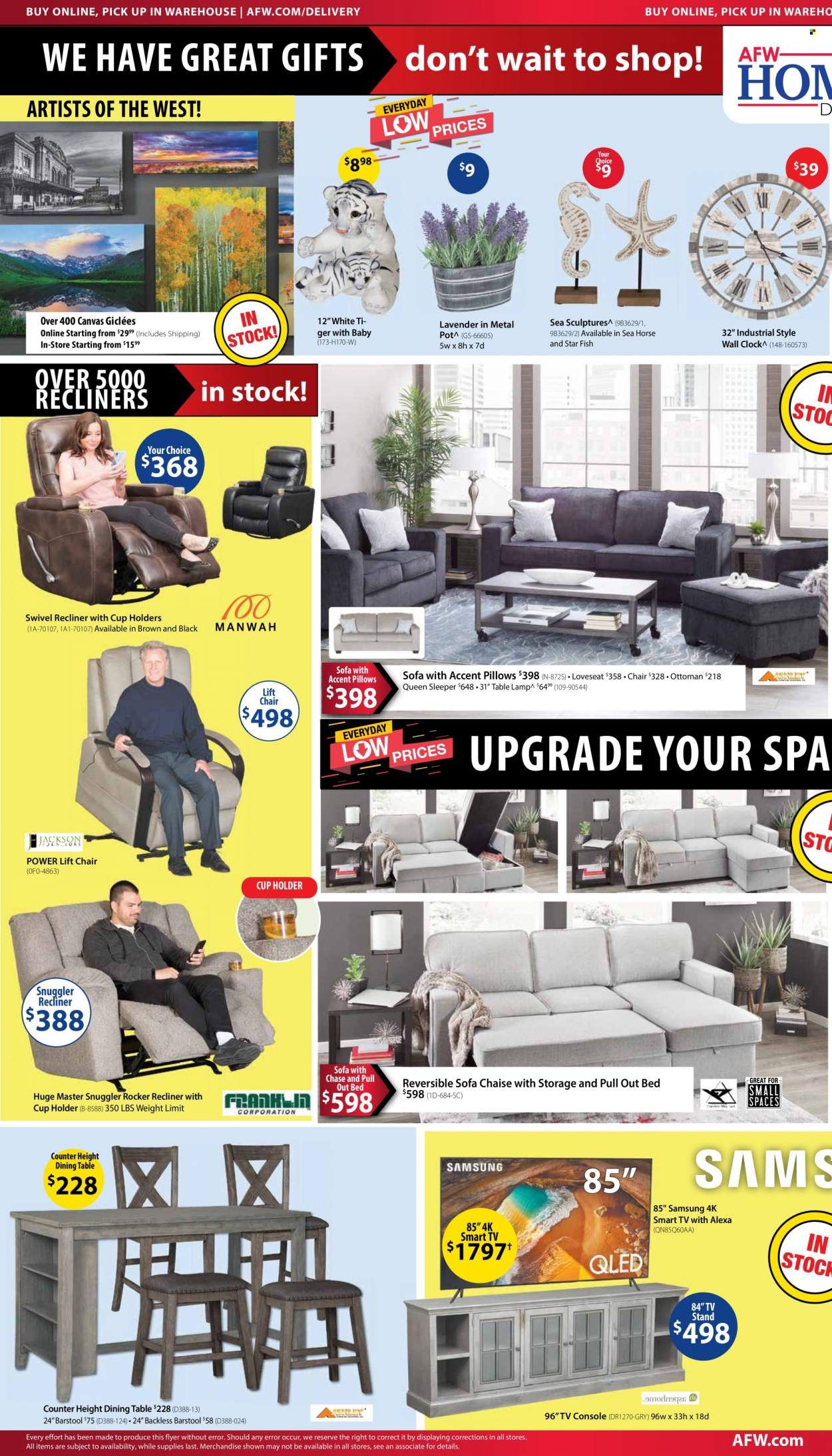 American Furniture Warehouse (AZ, CO, TX) Weekly Ad Flyer November 21 to November 28
