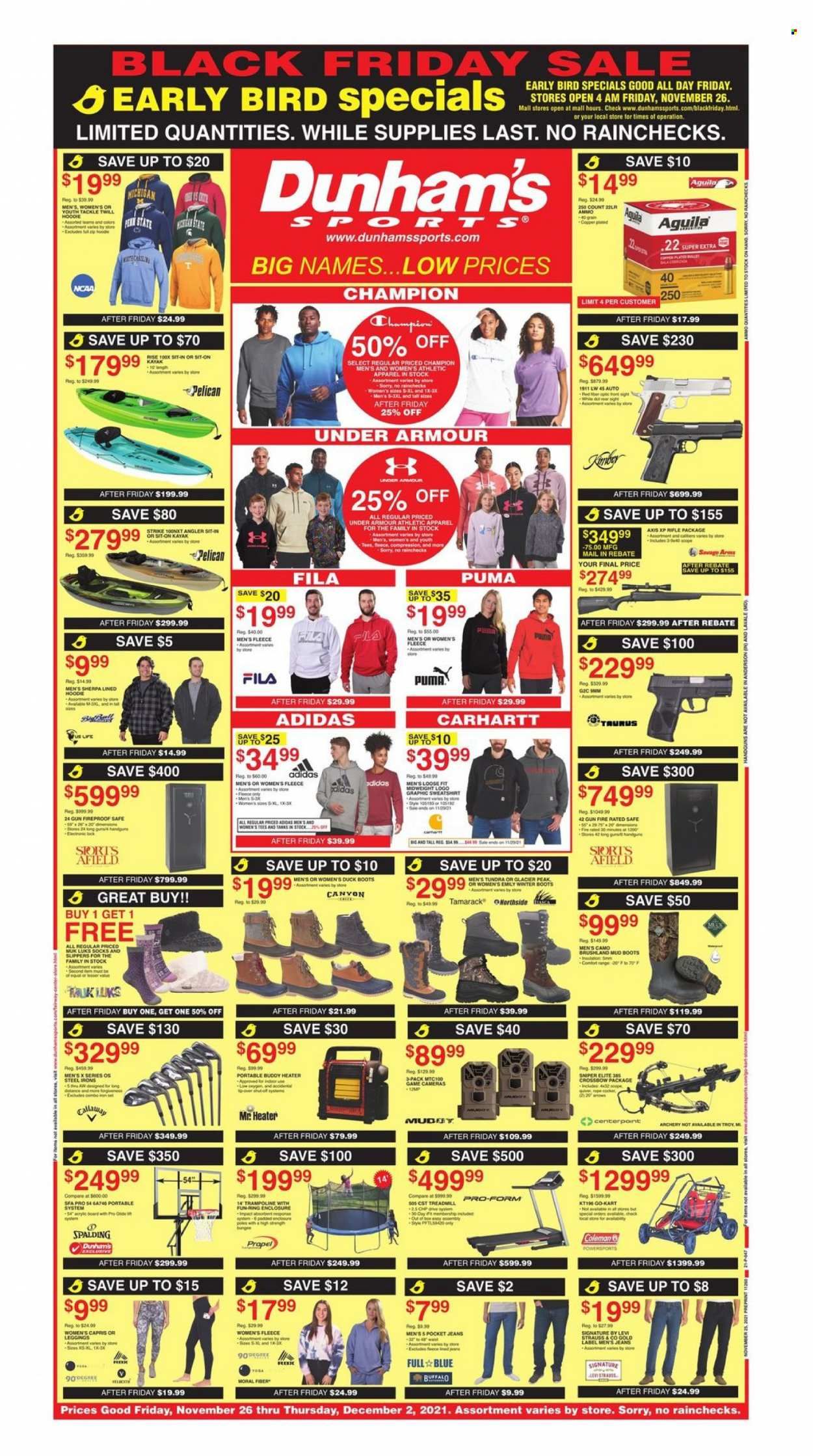 Dunham's Sports Weekly Ad Flyer November 21 to November 28