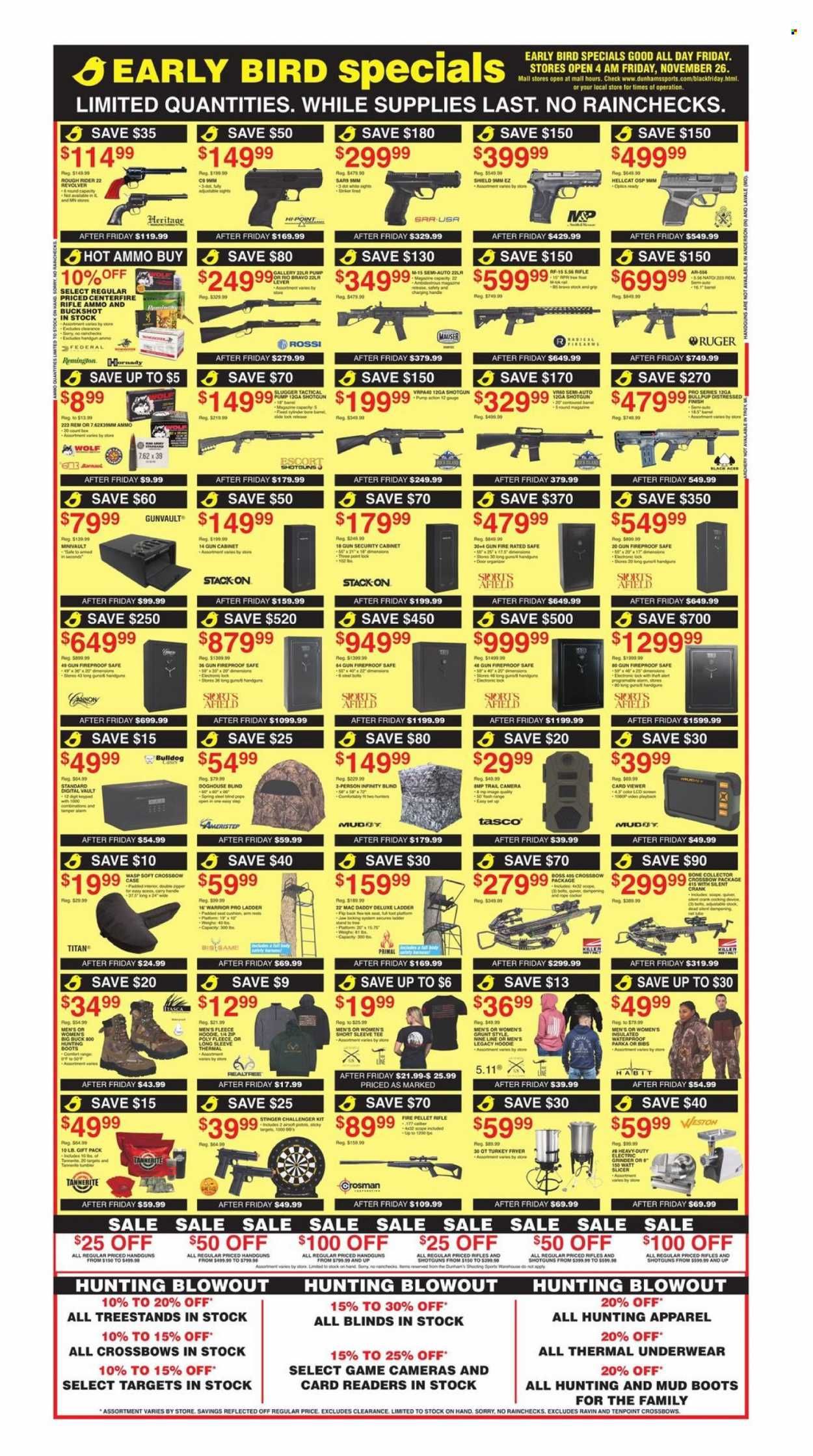 Dunham's Sports Weekly Ad Flyer November 21 to November 28