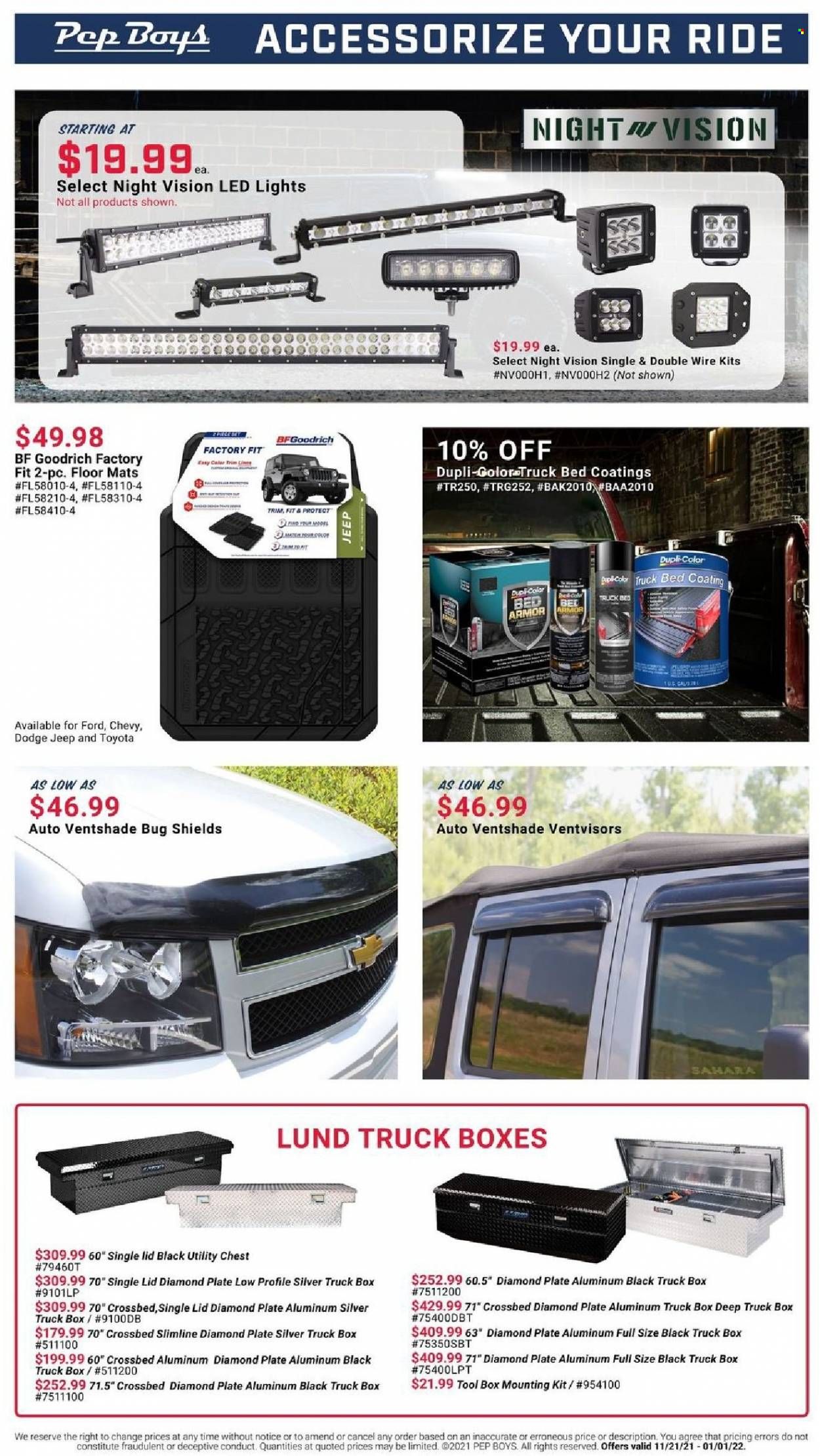 Pep Boys Weekly Ad Flyer November 21 to November 28