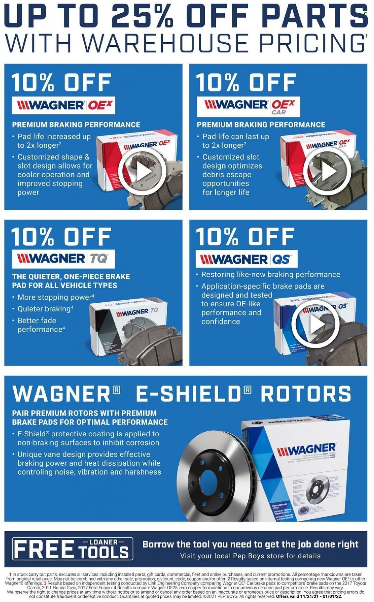 Pep Boys Weekly Ad Flyer November 21 to November 28
