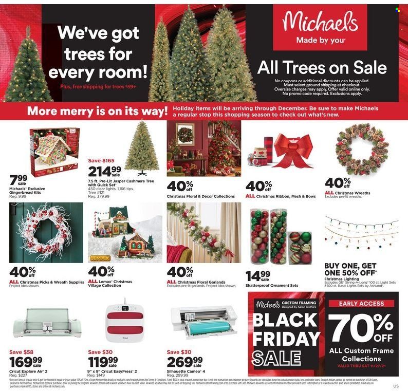 Michaels Weekly Ad Flyer November 21 to November 28