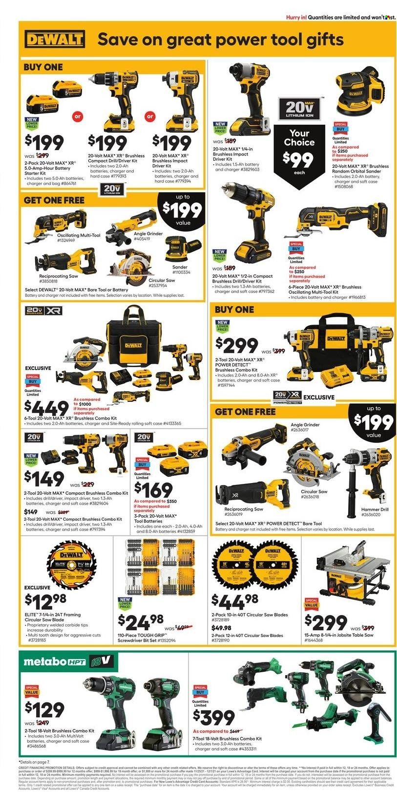 Lowe's Weekly Ad Flyer November 21 to November 28