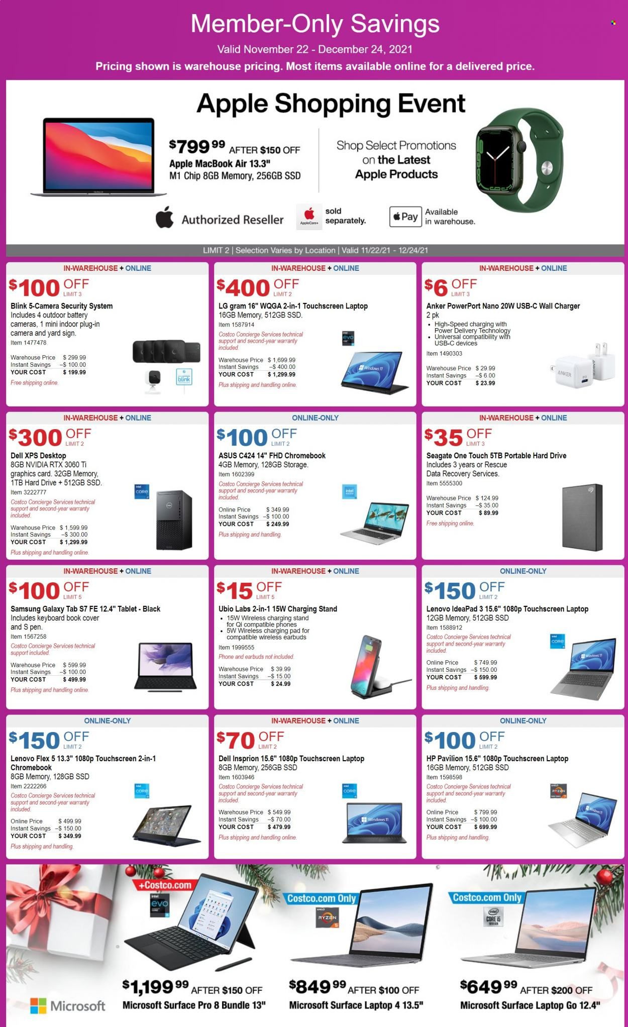 Costco Weekly Ad Flyer November 21 to November 28