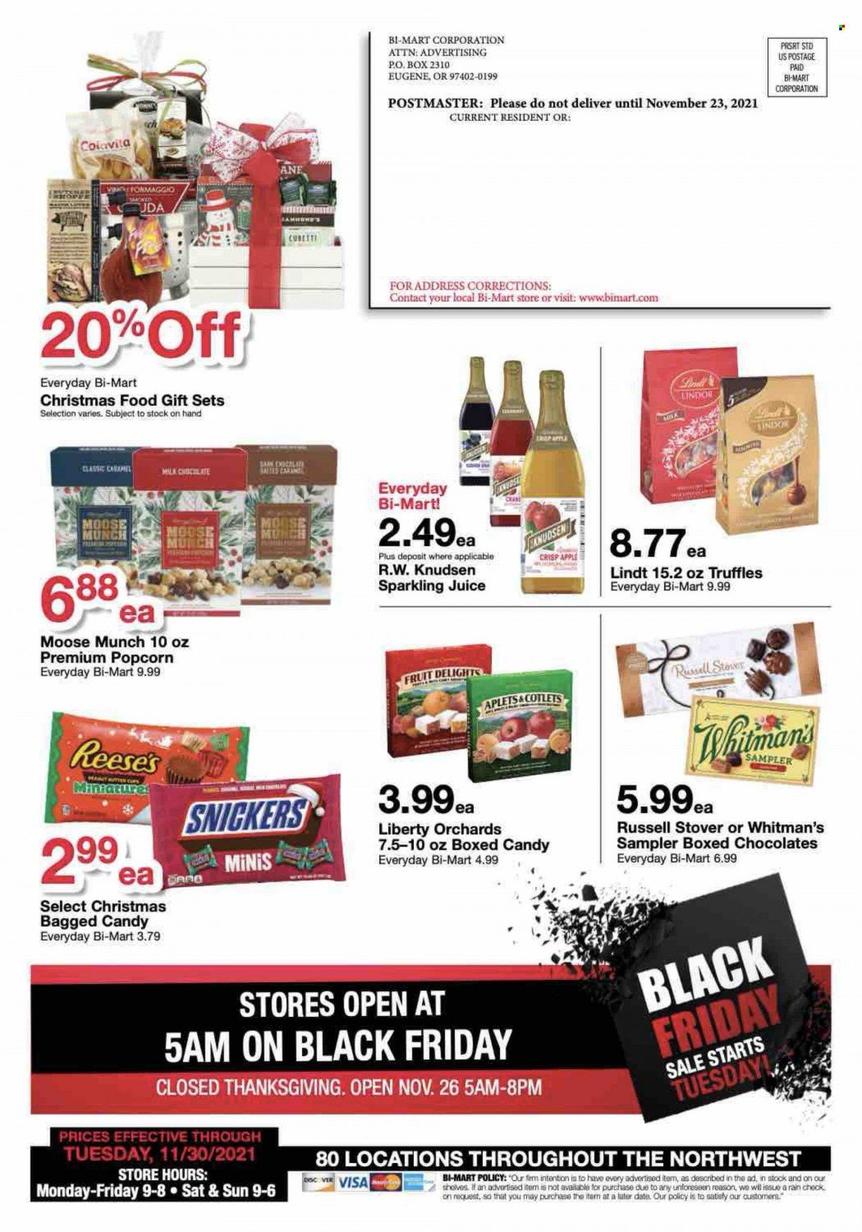 Bi-Mart (ID, OR, WA) Weekly Ad Flyer November 22 to November 29