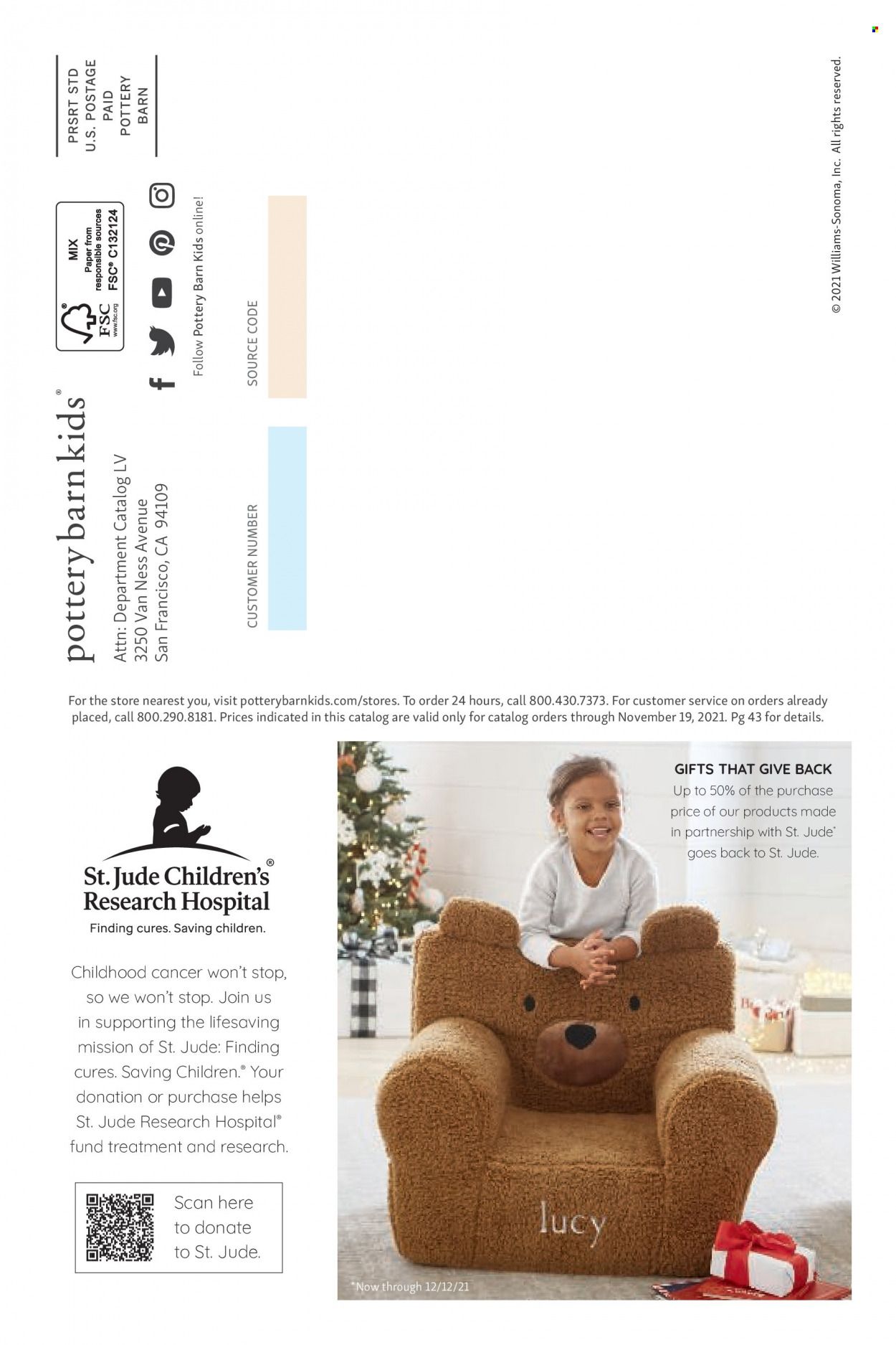 Pottery Barn Weekly Ad Flyer November 22 to November 29