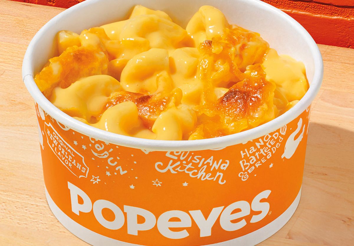 Popeyes Welcomes their New Rich and Creamy Homestyle Mac & Cheese Popeyes Welcomes their New Rich and Creamy Homestyle Mac & Cheese