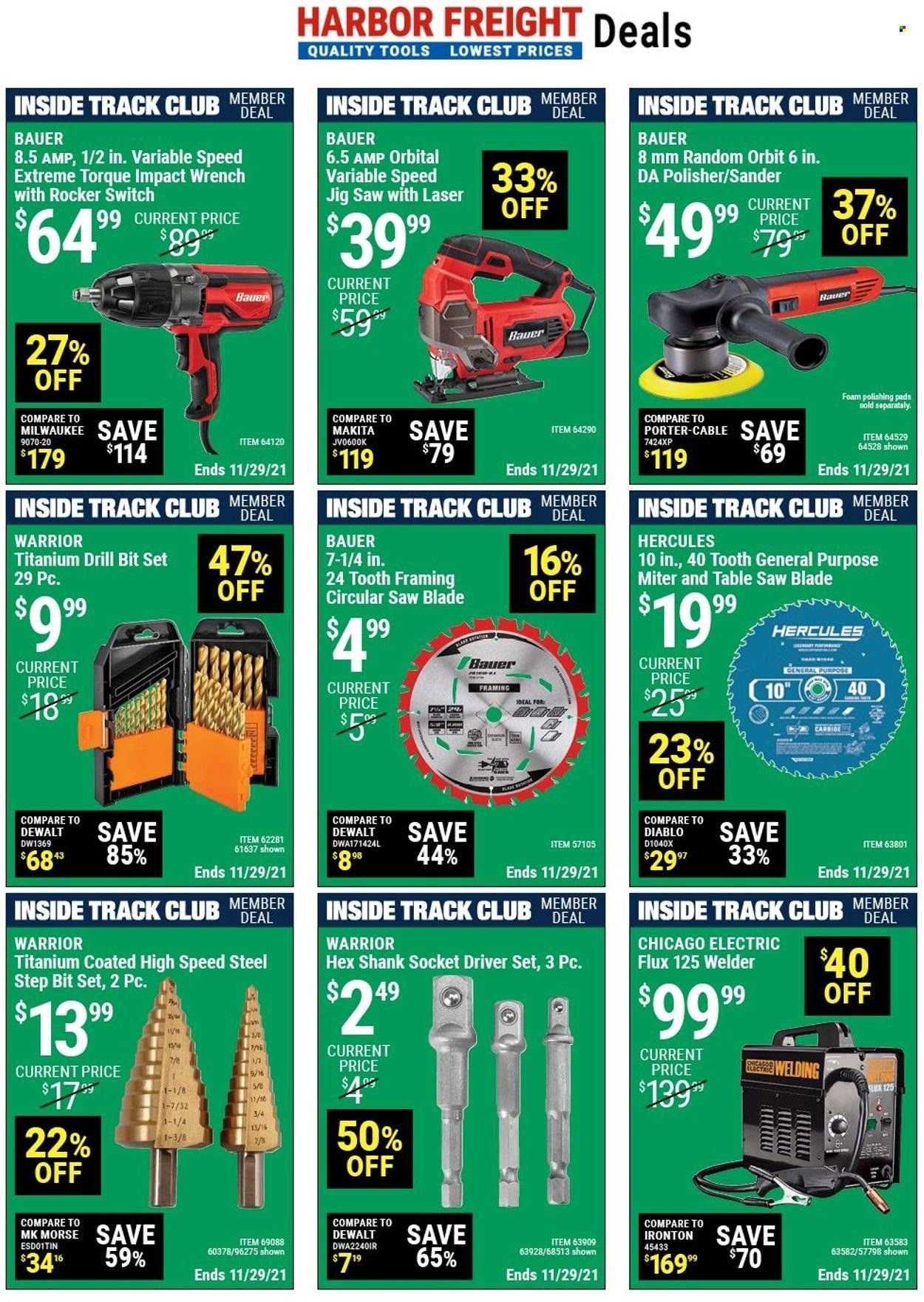 Harbor Freight Weekly Ad Flyer November 23 to November 30