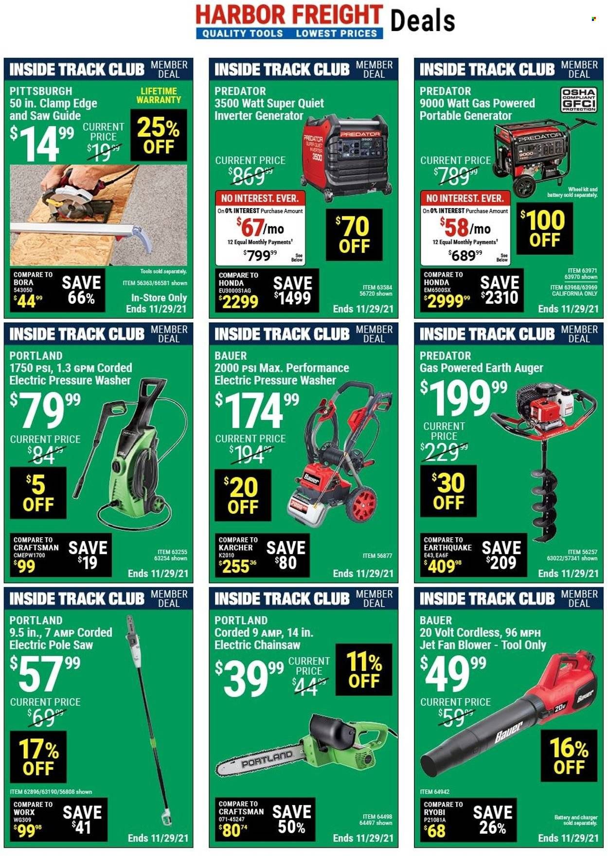 Harbor Freight Weekly Ad Flyer November 23 to November 30