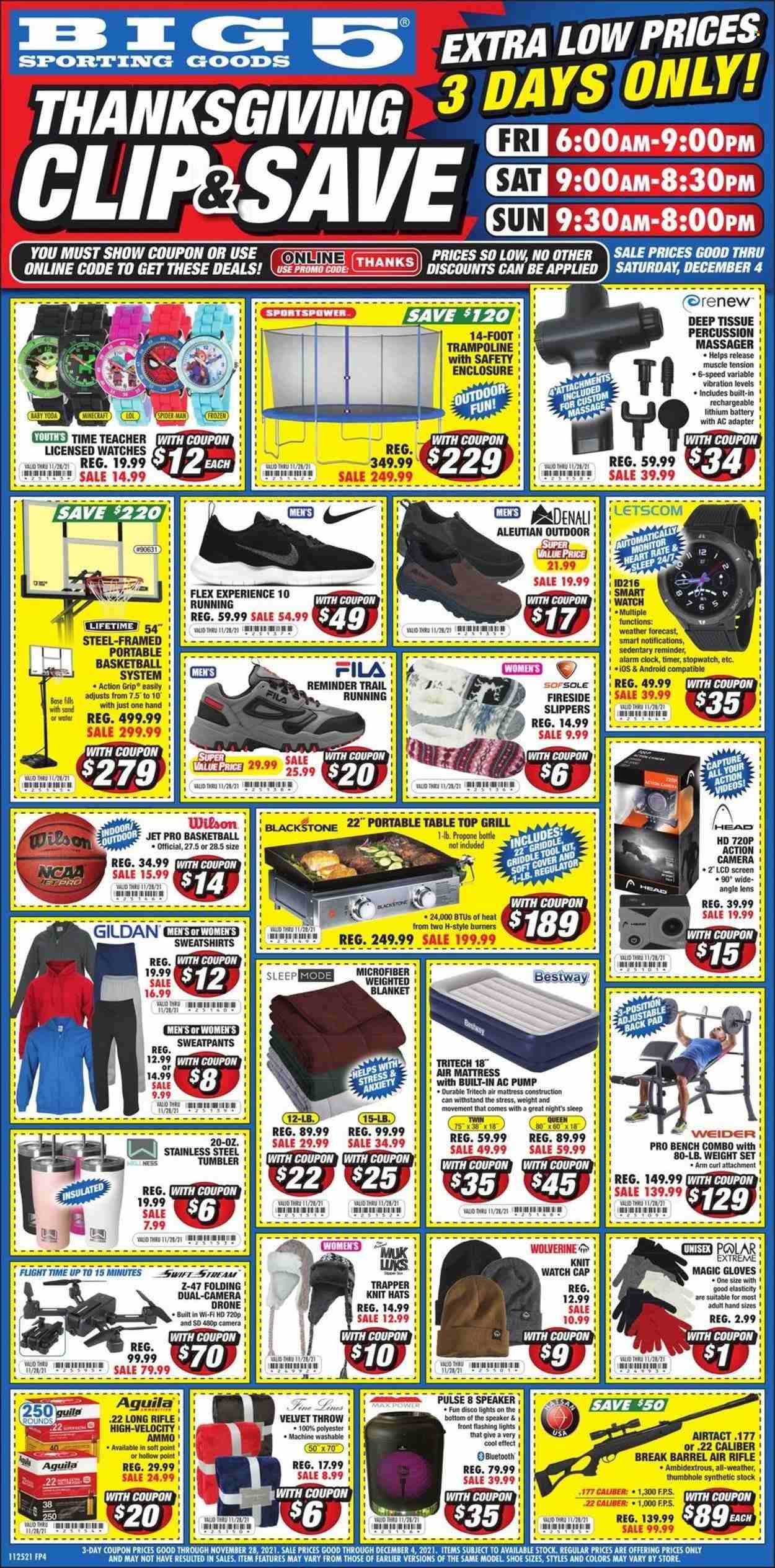 Big 5 (AZ, CA, CO, ID, NM, OR, UT, WA) Weekly Ad Flyer November 23 to November 30