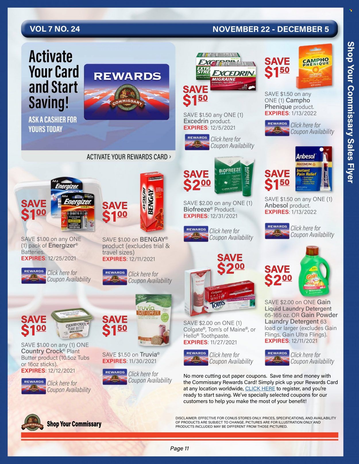 Commissary Weekly Ad Flyer November 23 to November 30