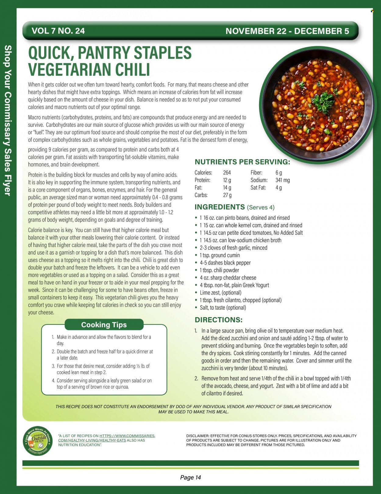 Commissary Weekly Ad Flyer November 23 to November 30