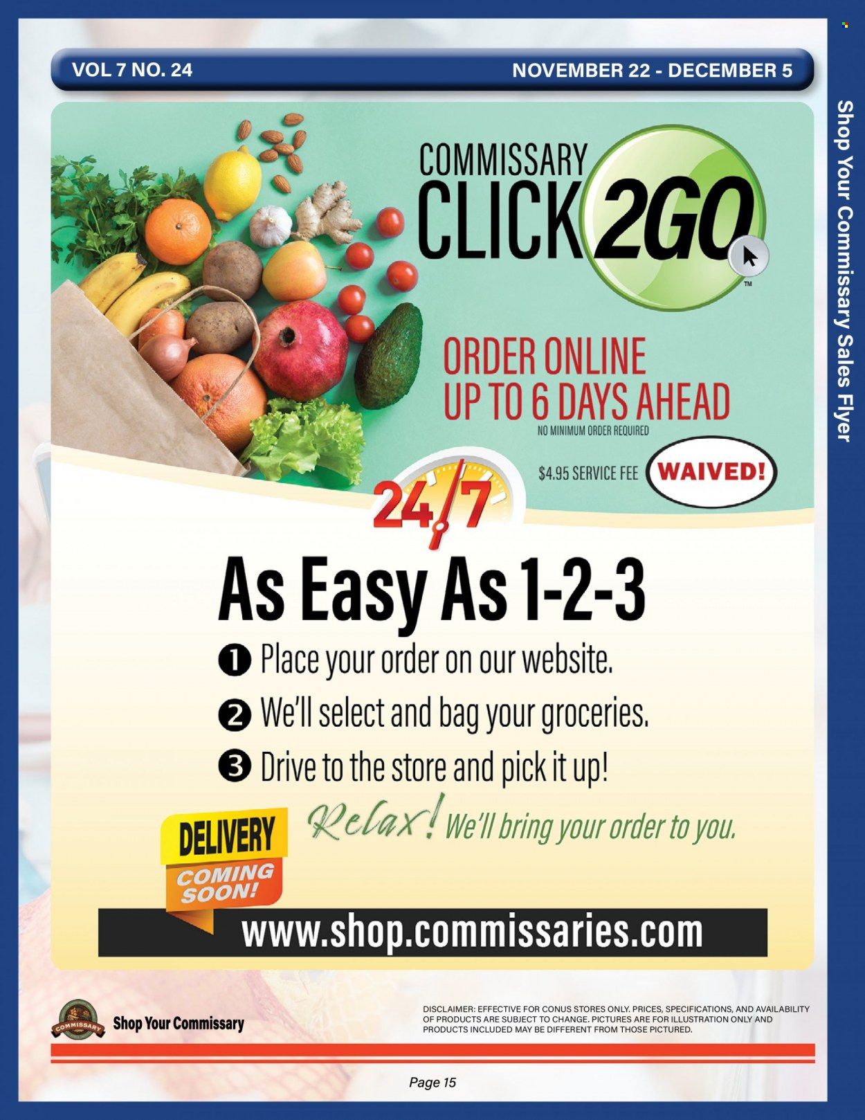Commissary Weekly Ad Flyer November 23 to November 30