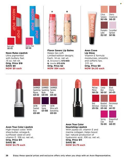 Avon Weekly Ad Flyer November 23 to November 30