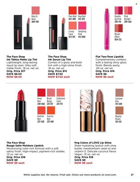 Avon Weekly Ad Flyer November 23 to November 30