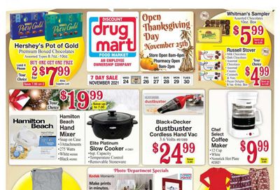 Discount Drug Mart (OH) Weekly Ad Flyer November 24 to December 1