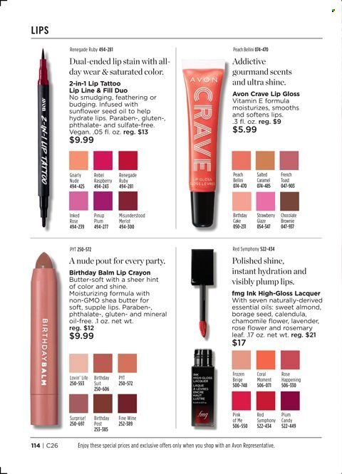 Avon Weekly Ad Flyer November 24 to December 1