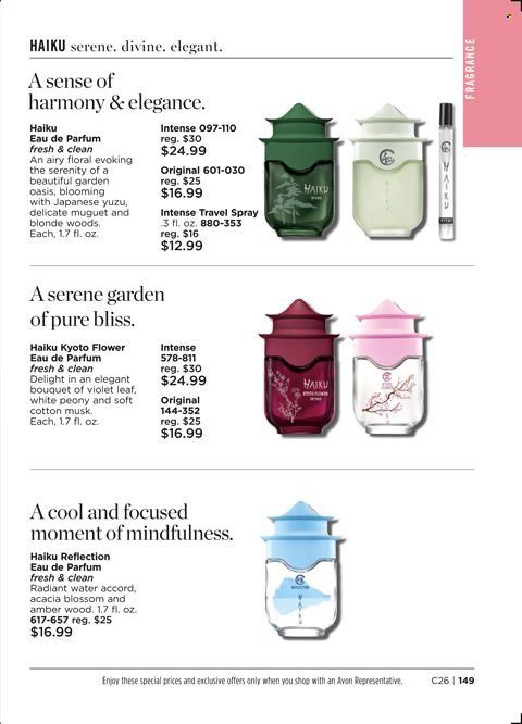 Avon Weekly Ad Flyer November 24 to December 1