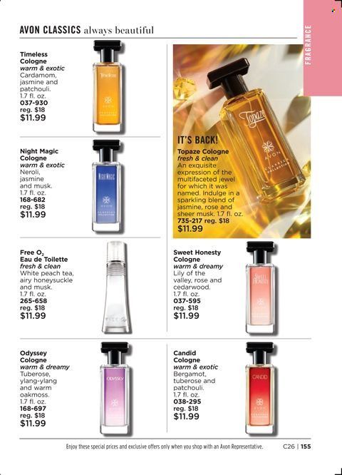 Avon Weekly Ad Flyer November 24 to December 1