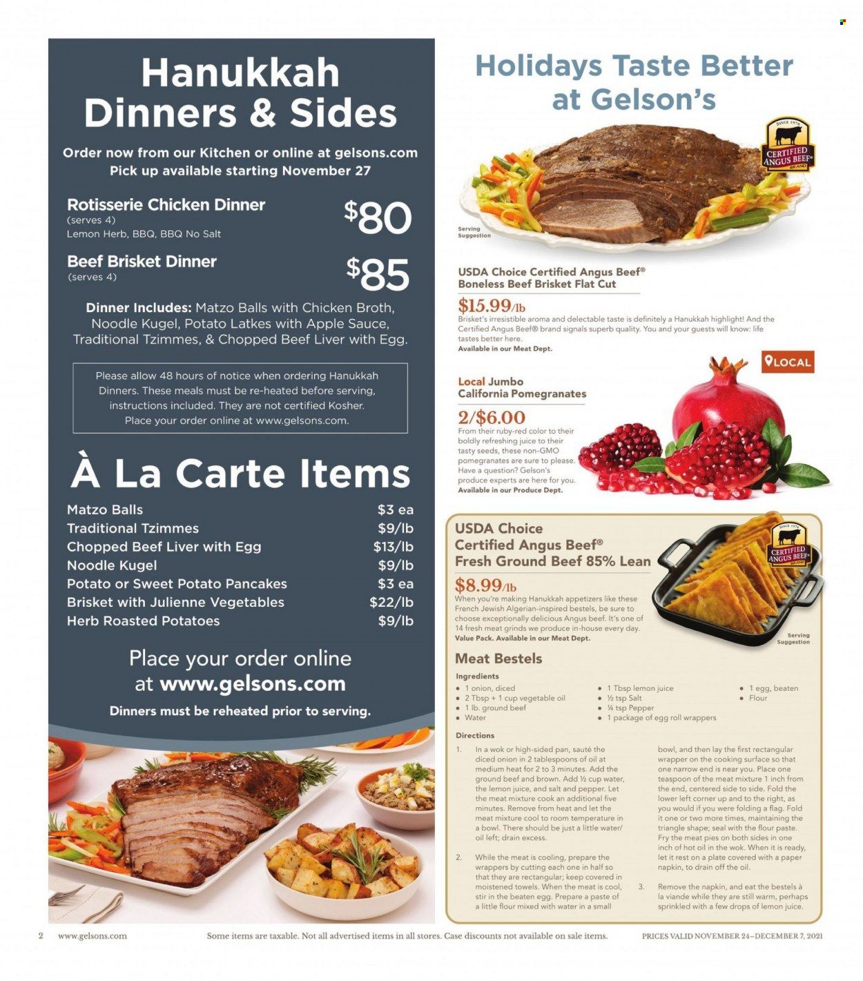 Gelson's (CA) Weekly Ad Flyer November 24 to December 1