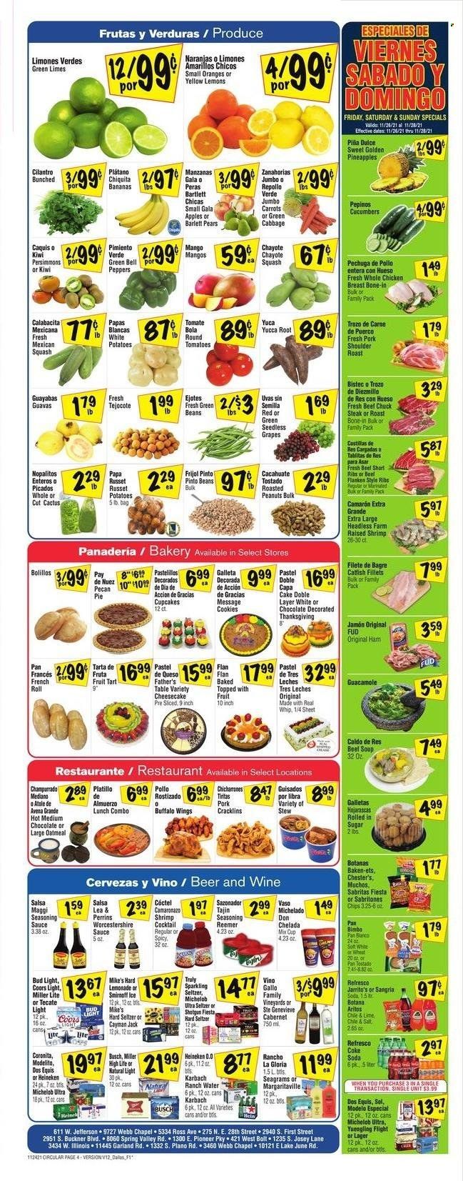 Fiesta Mart (TX) Weekly Ad Flyer November 24 to December 1