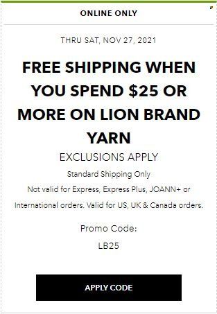 JOANN Weekly Ad Flyer November 24 to December 1