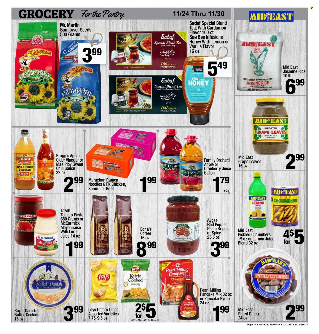 Super King Markets (CA) Weekly Ad Flyer November 24 to December 1
