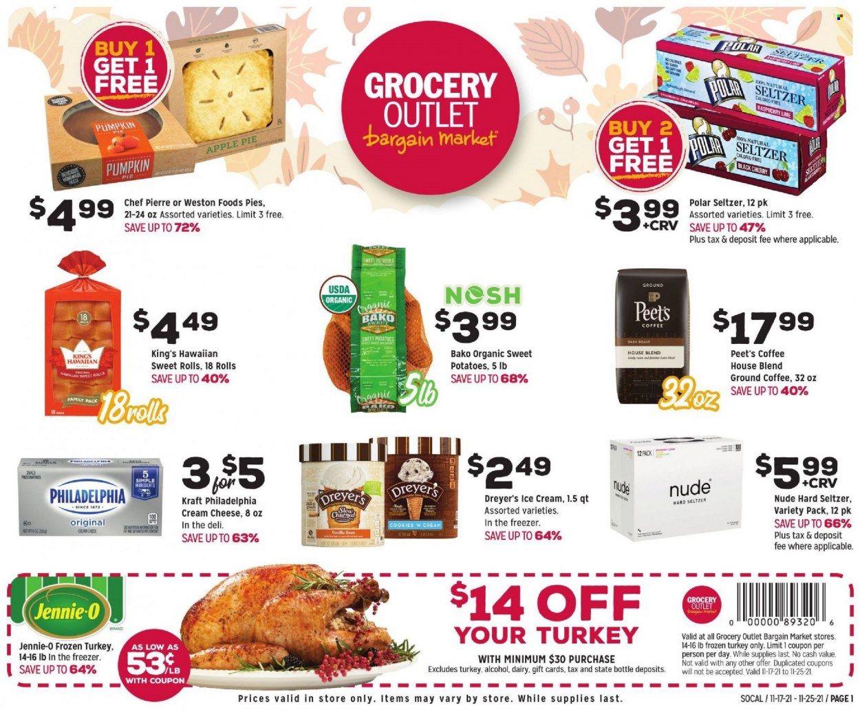 Grocery Outlet (CA, ID, OR, PA, WA) Weekly Ad Flyer November 24 to December 1