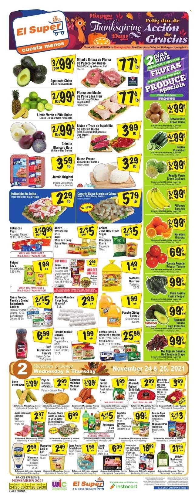 El Super (CA, NM, NV, TX) Weekly Ad Flyer November 24 to December 1