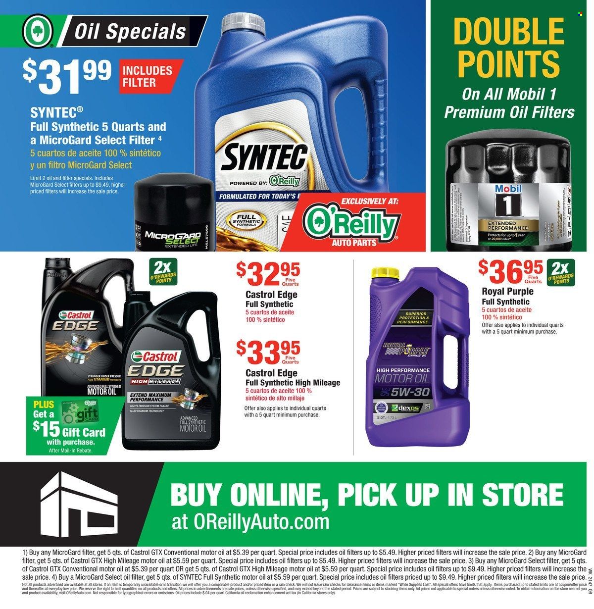 O'Reilly Auto Parts Weekly Ad Flyer November 24 to December 1
