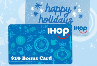 Buy $30 in Gift Cards and Get a $10 Bonus Card During IHOP's Black Friday Sale
