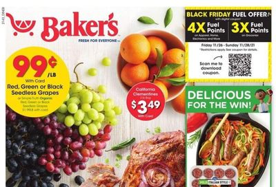 Baker's (NE) Weekly Ad Flyer November 25 to December 2