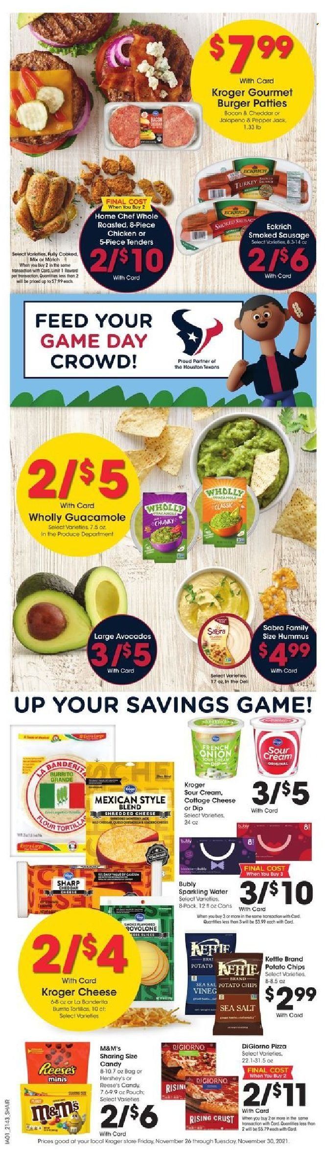Kroger (GA, IL, LA, MI, OK, SC, TN, TX, VA) Weekly Ad Flyer November 25 to December 2