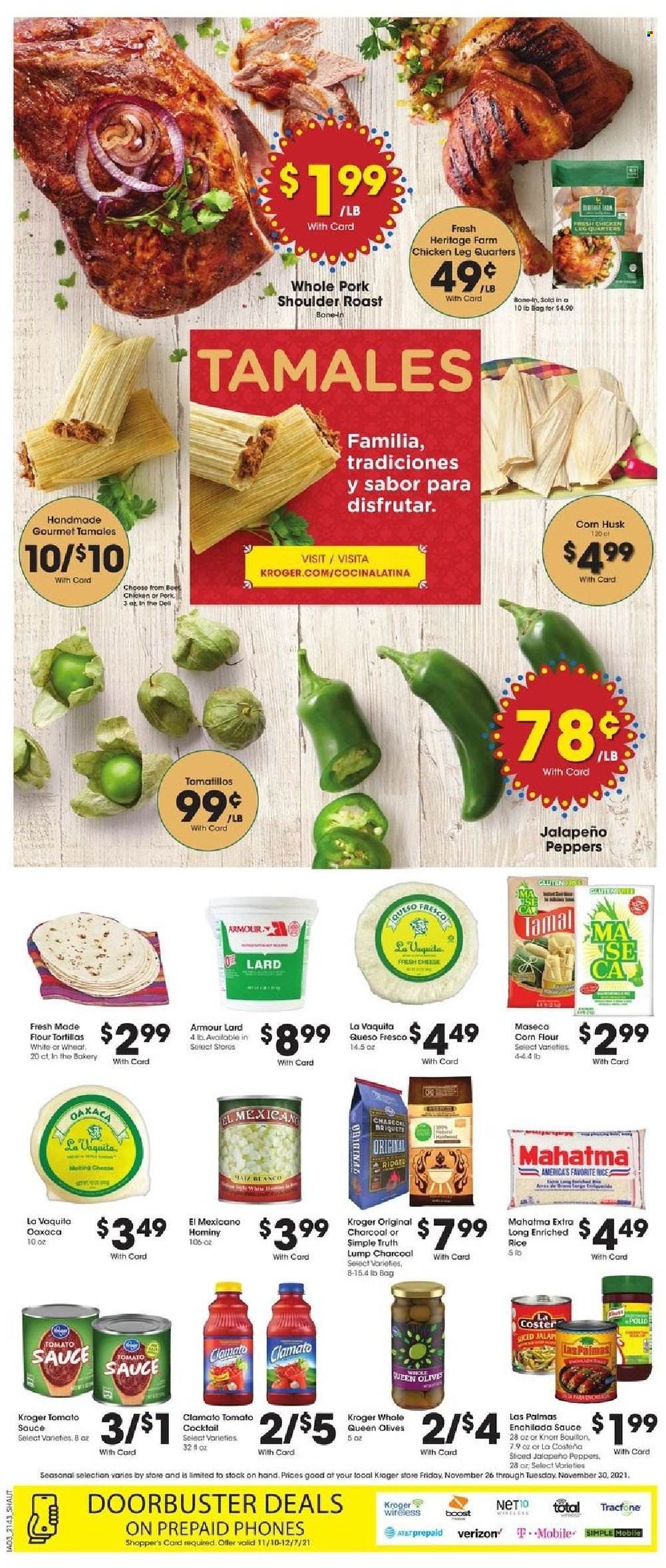 Kroger (GA, IL, LA, MI, OK, SC, TN, TX, VA) Weekly Ad Flyer November 25 to December 2